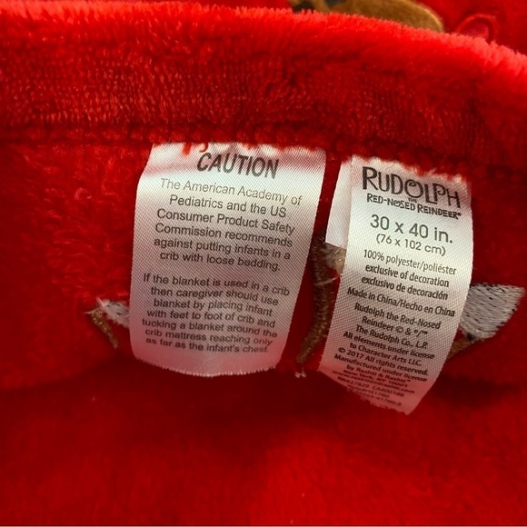 Christmas baby blanket - Picture 2 of 2